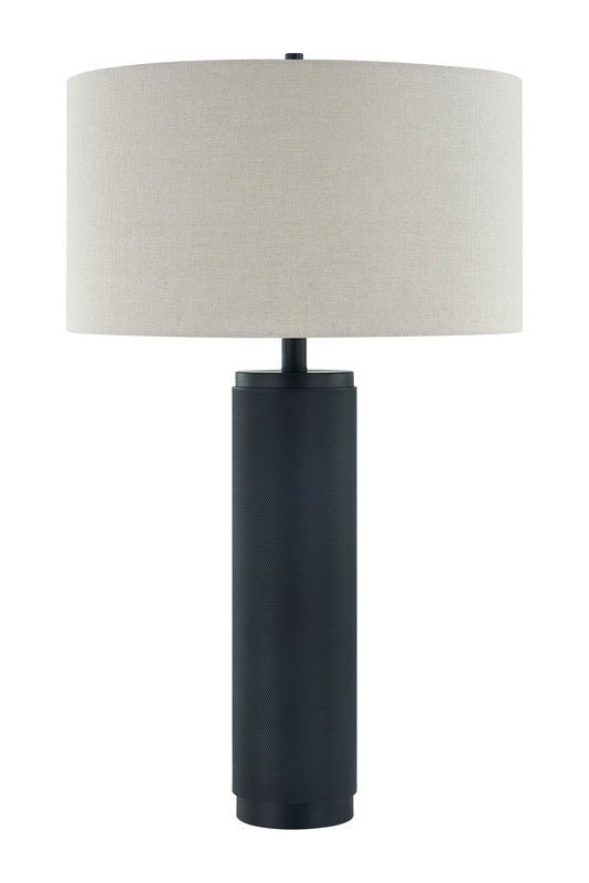 30"H Matt Black Nostalgia Table Lamp