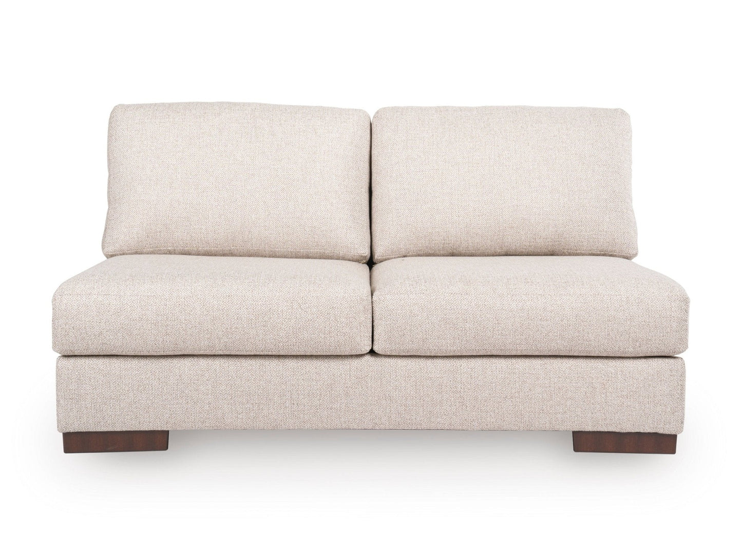 Lavender Armless Loveseat