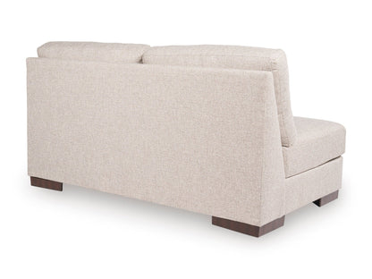 Lavender Armless Loveseat