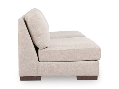 Lavender Armless Loveseat