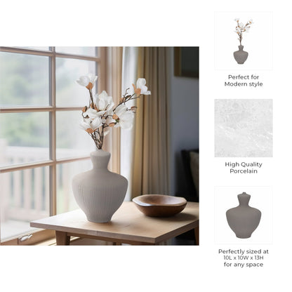 LOMBOK VASE, GRAY |EV20087-02