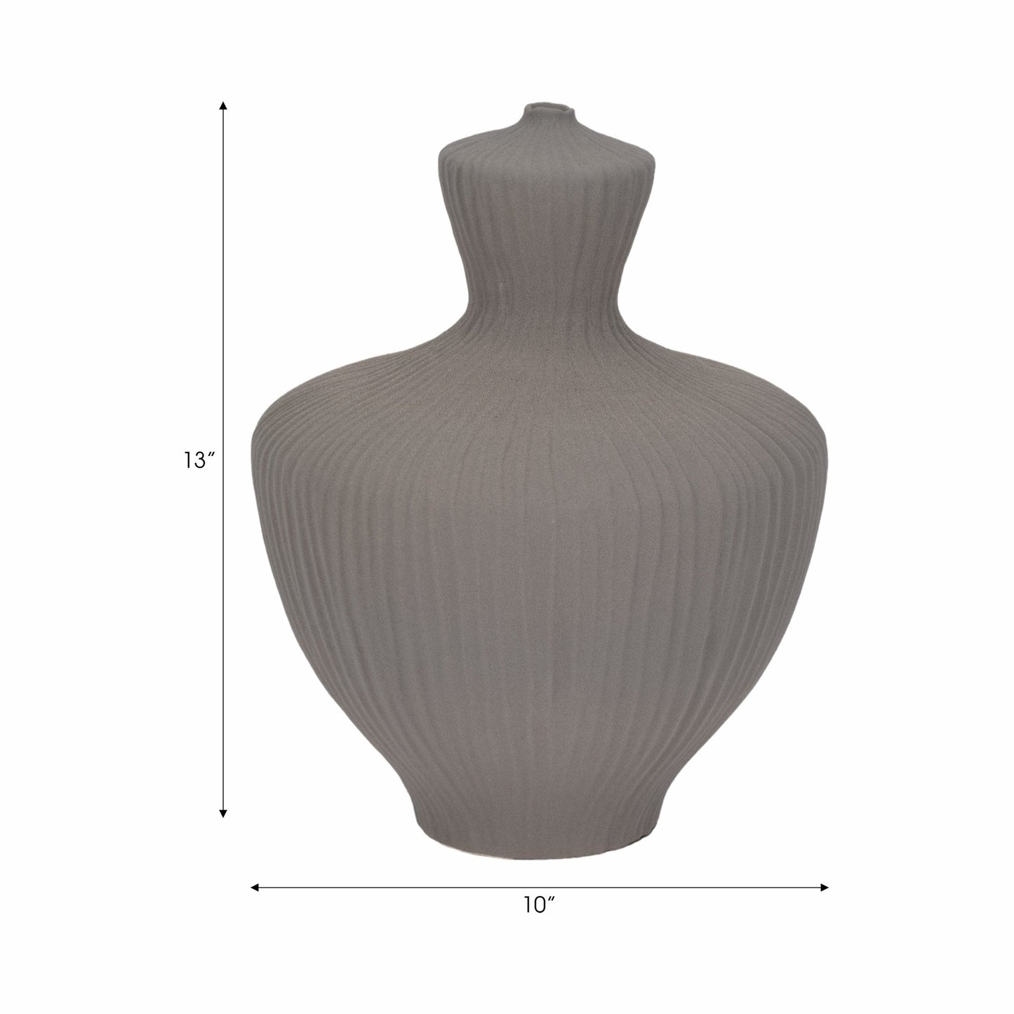 LOMBOK VASE, GRAY |EV20087-02