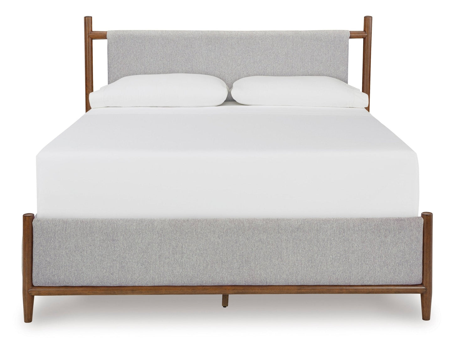Lyncott King Upholstered HB/FB/Roll Slats