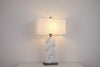 Marbled Linen Table Lamp Luma Stone Collection
