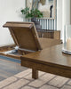 Marxmore RECT Dining Table with 10 chairs and Server