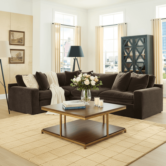 أريكة Maxton Heights مقطعية من 4 قطع