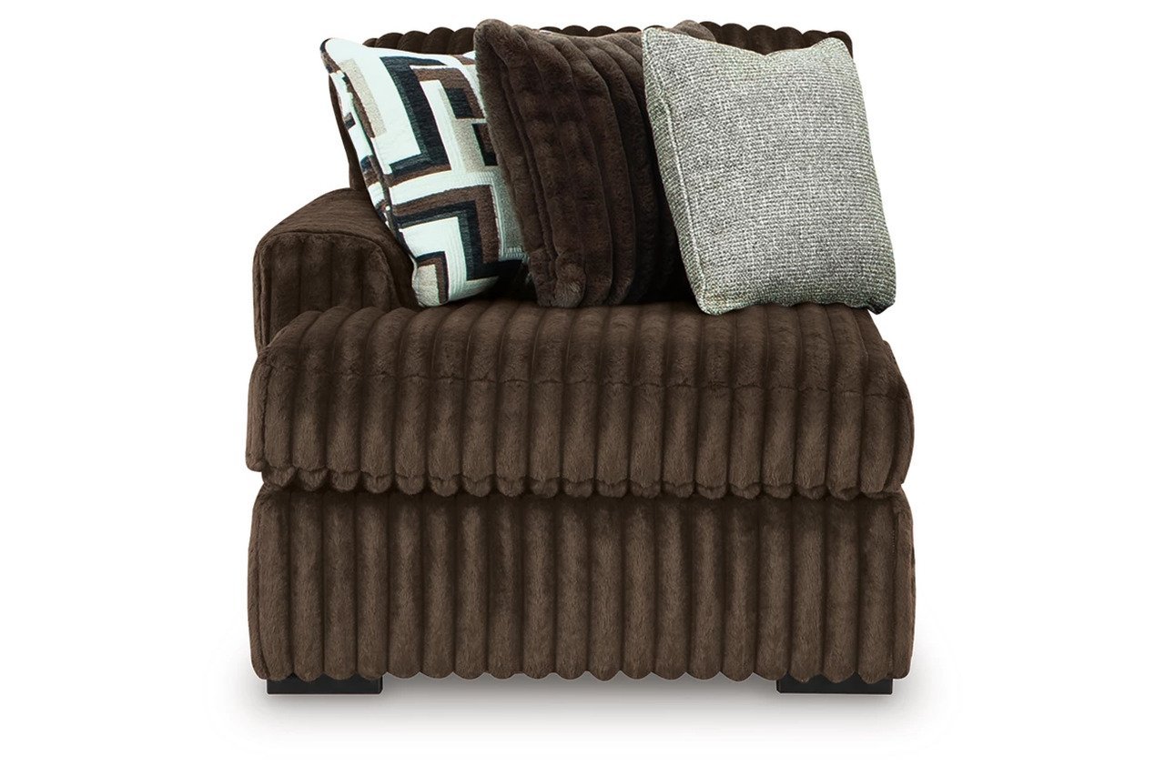 Midnight-Madness 5-Piece Sectional with Chaise