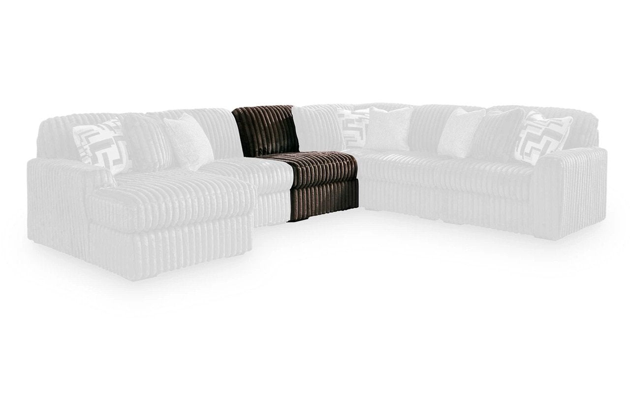 Midnight-Madness 5-Piece Sectional with Chaise