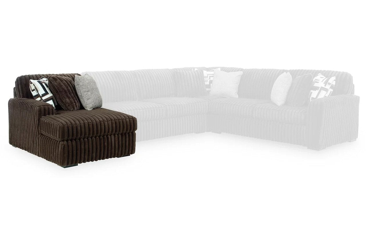 Midnight-Madness 5-Piece Sectional with Chaise