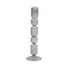 Mixed Bubble Taper Candleholder, Smoke |21351-03