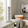Mixed Bubble Taper Candleholder, Smoke |21351-03