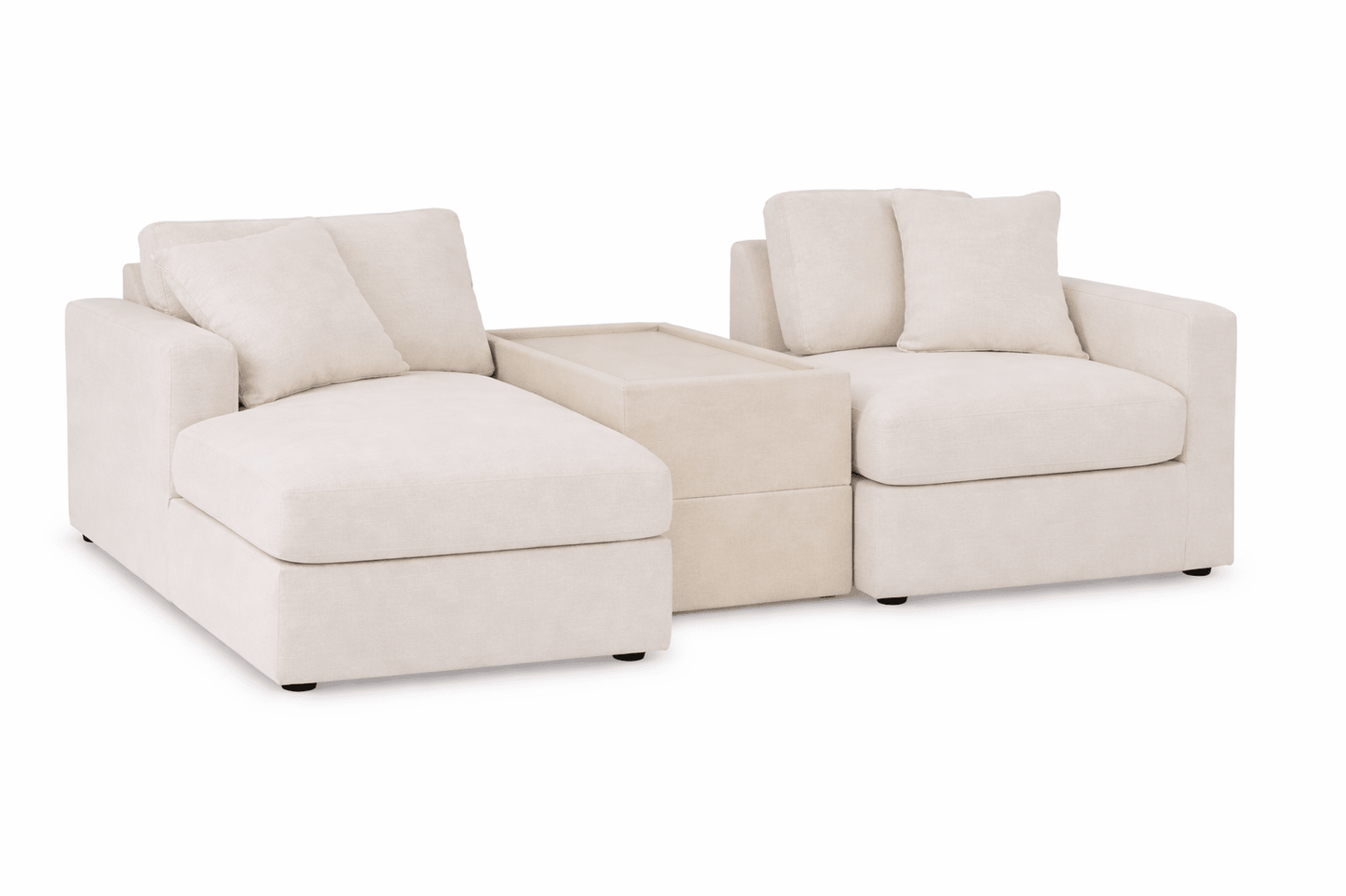 Modmax 3-Piece Chaise, corner chair, and Console
