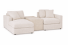Modmax 3-Piece Chaise, corner chair, and Console