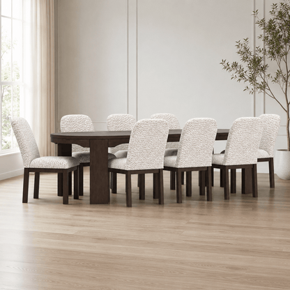 Neo Oval Dining Room Set With 8 Chairs