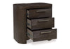 Neo Three Drawer Night Stand