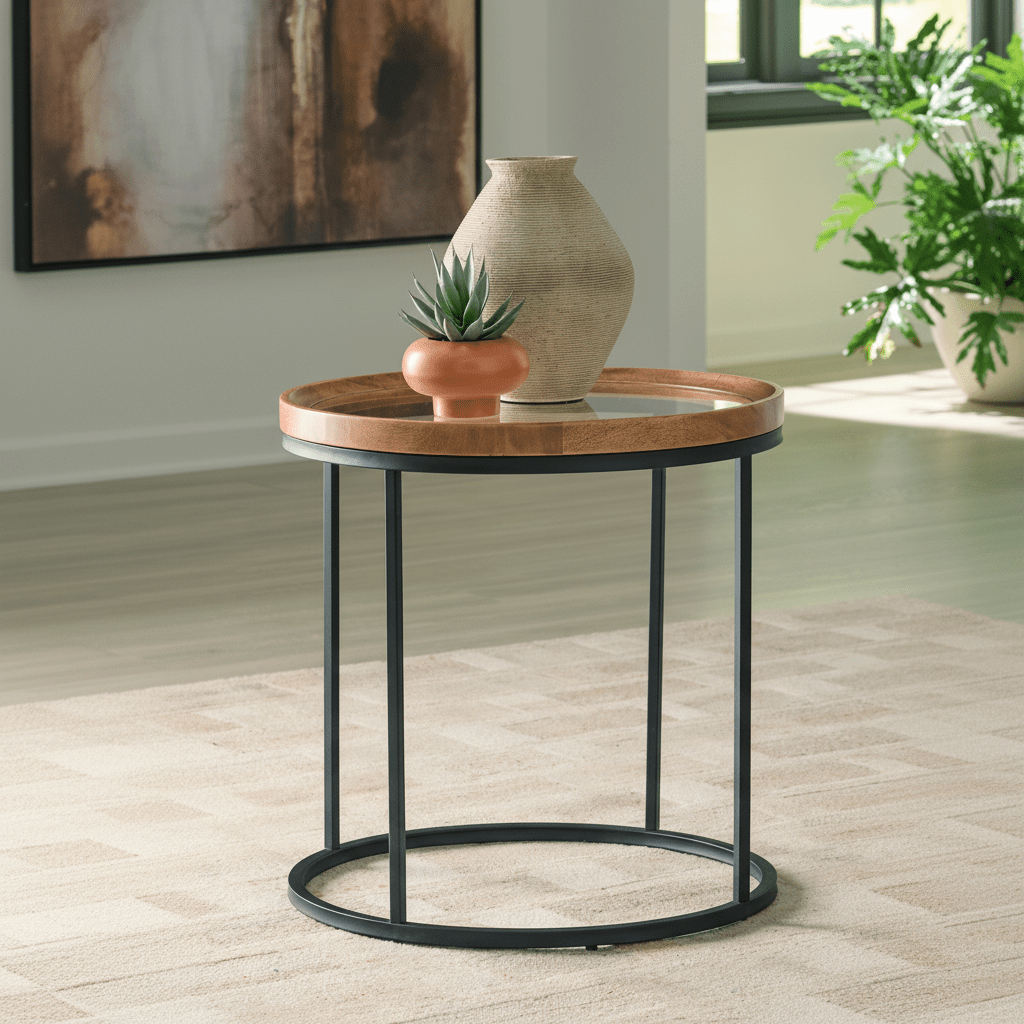 Noraluna Round End Table