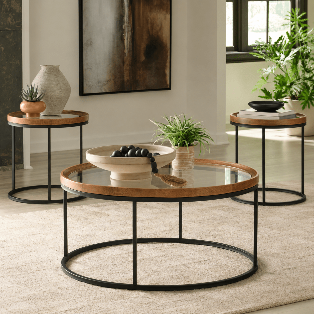 Noraluna Round Table Set