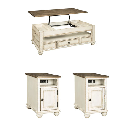 متجر أشلي هوم ستور | طقم طاولة جانبية (1xT523-9 + 2xT523-7)