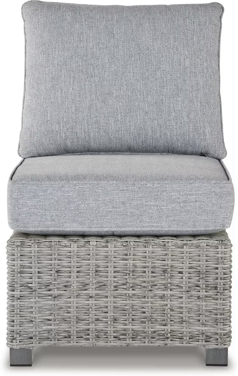 Naples Beach Armless Chair with Cushion
