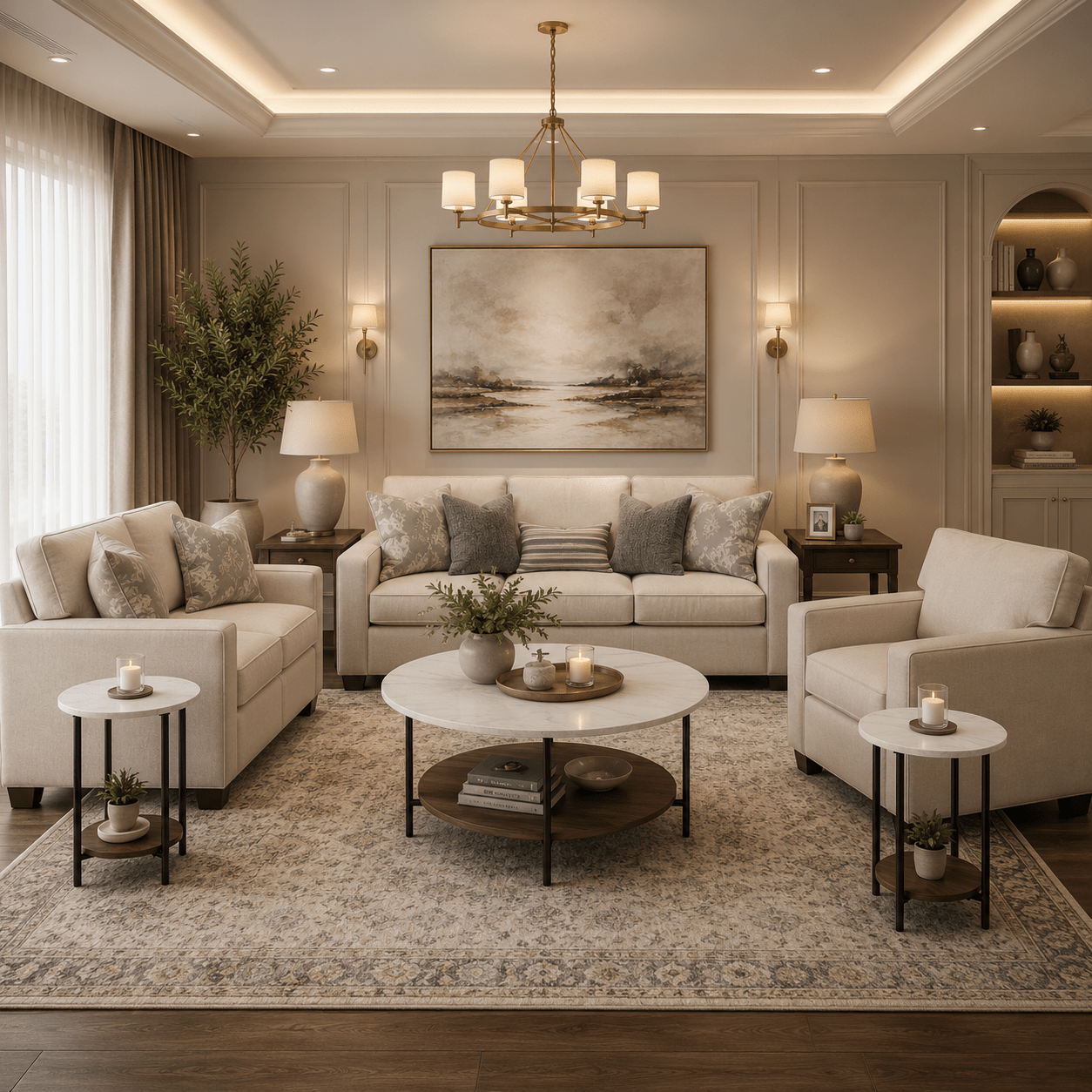 Padova Sofa Set with Free Wrenwich Occasional Table Set (3/CN) |33771-T167-13