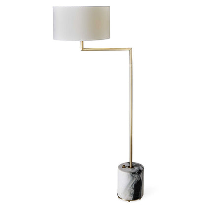 Pivot Floor Lamp - Panda Marble/Brass