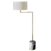Pivot Floor Lamp - Panda Marble/Brass