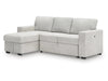 Poppleton 2-Piece Sectional with Pop Up Sleeper and Chaise