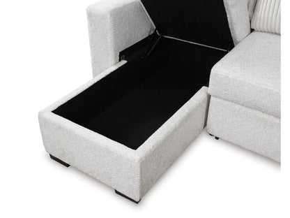 Poppleton 2-Piece Sectional with Pop Up Sleeper and Chaise