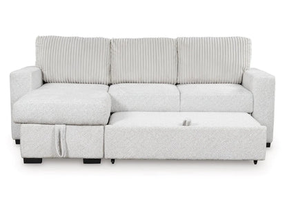 Poppleton 2-Piece Sectional with Pop Up Sleeper and Chaise