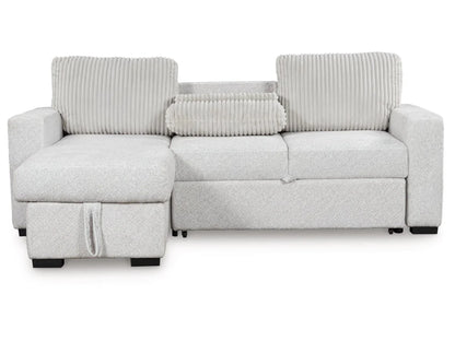 Poppleton 2-Piece Sectional with Pop Up Sleeper and Chaise