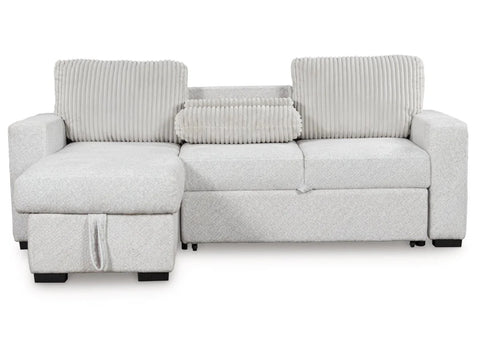Poppleton 2-Piece Sectional with Pop Up Sleeper and Chaise