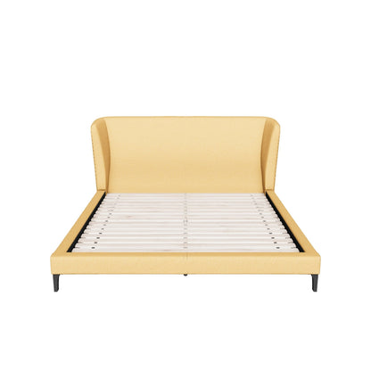 Maloken King Upholstered Bed with Roll Slats