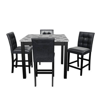 Maysville Counter Height Dining Table and Bar Stools (Set of 5)