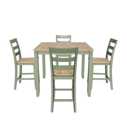 D401-223 Gesthaven Counter Height Dining Table and 4 Barstools (Set of 5)
