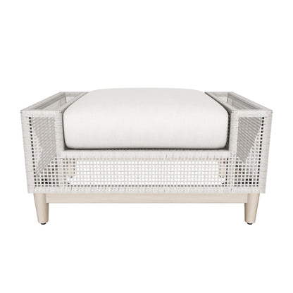 Seton Creek Outdoor Ottoman with Cushion