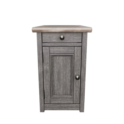 Tyler Creek Chairside End Table with USB Ports & Outlets