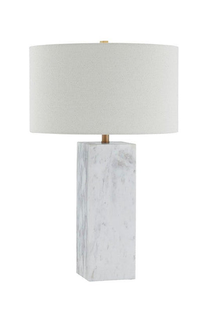 Quartz Grey Marble Table Lamp