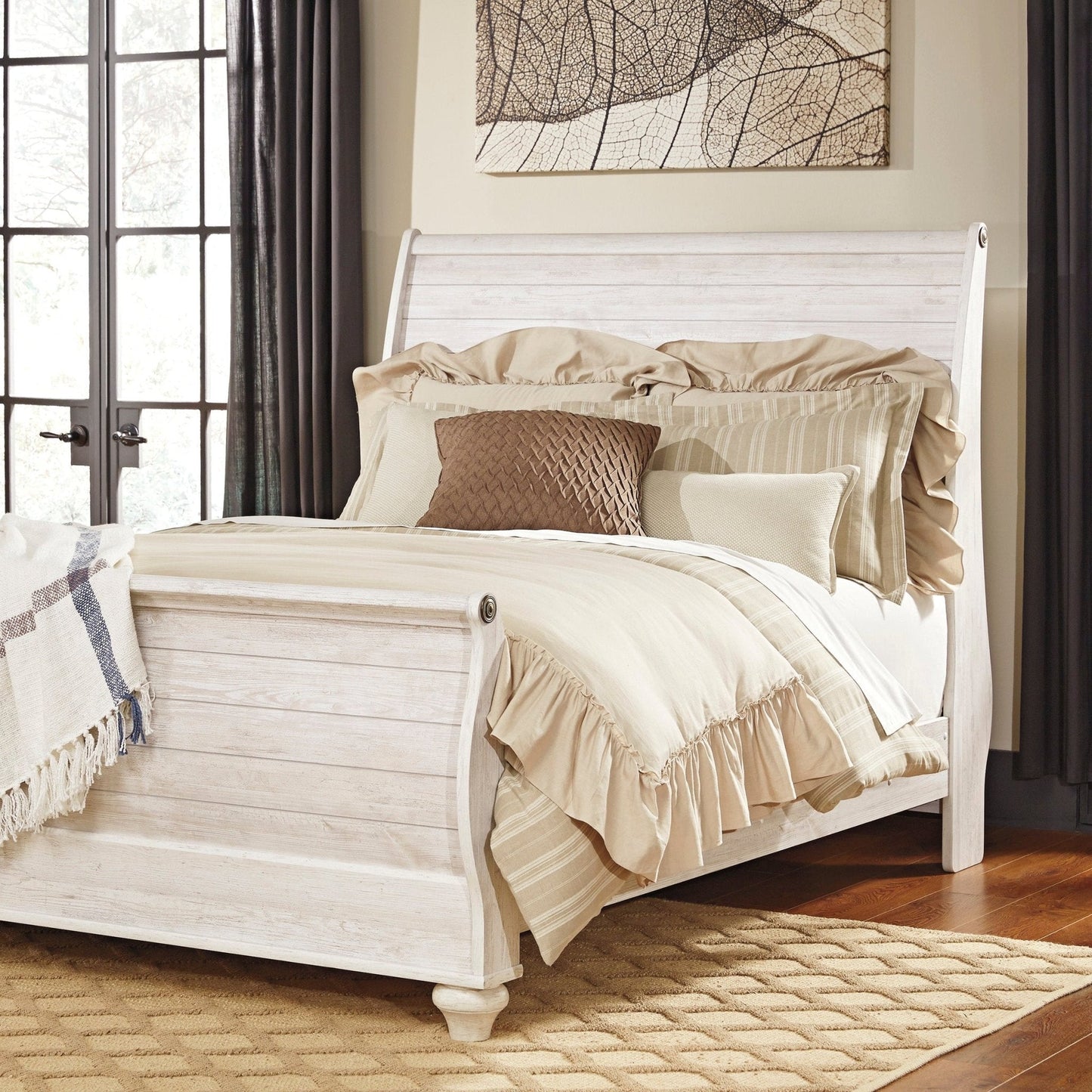 QUEEN SLEIGH HEADBOARD
