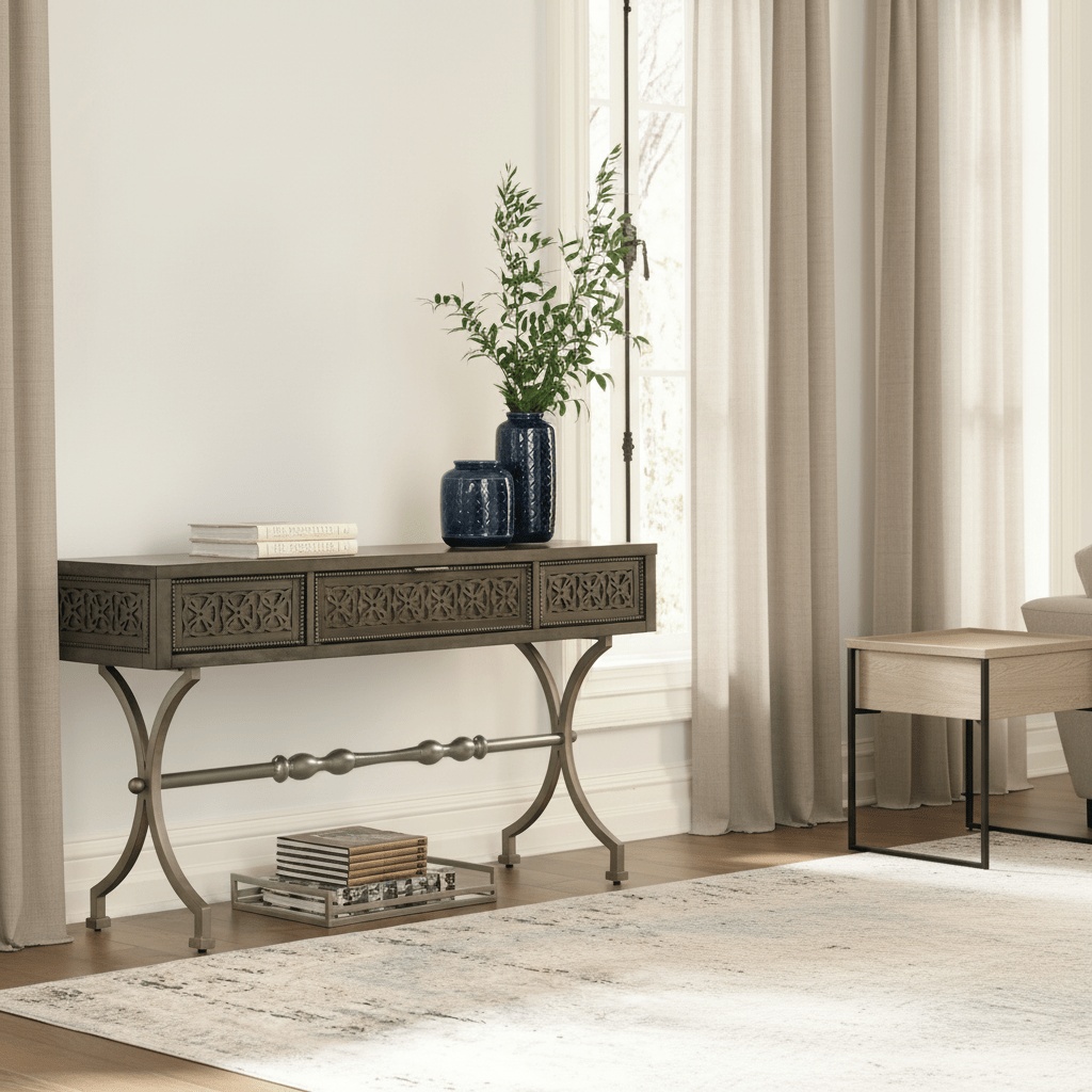 Quinnland Sofa/Console Table