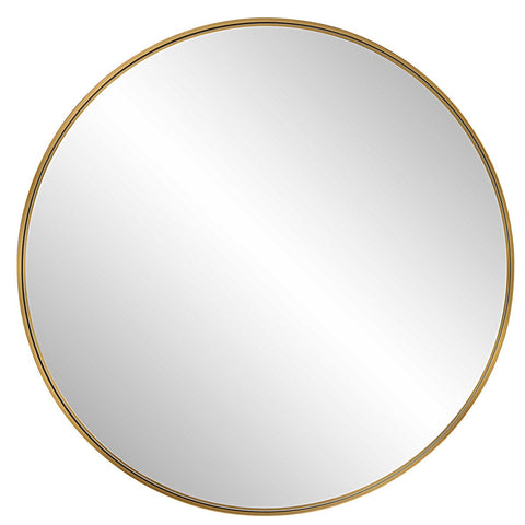 Padria Round Mirror - 60 Brass