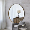 Padria Round Mirror - 60 Brass