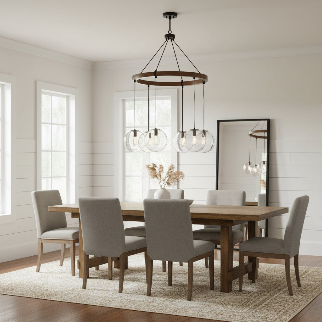 Vaughn, 6 Lt. Chandelier