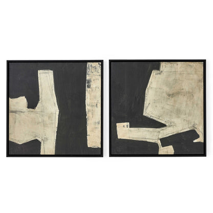 Transformation Framed Canvases, S/2