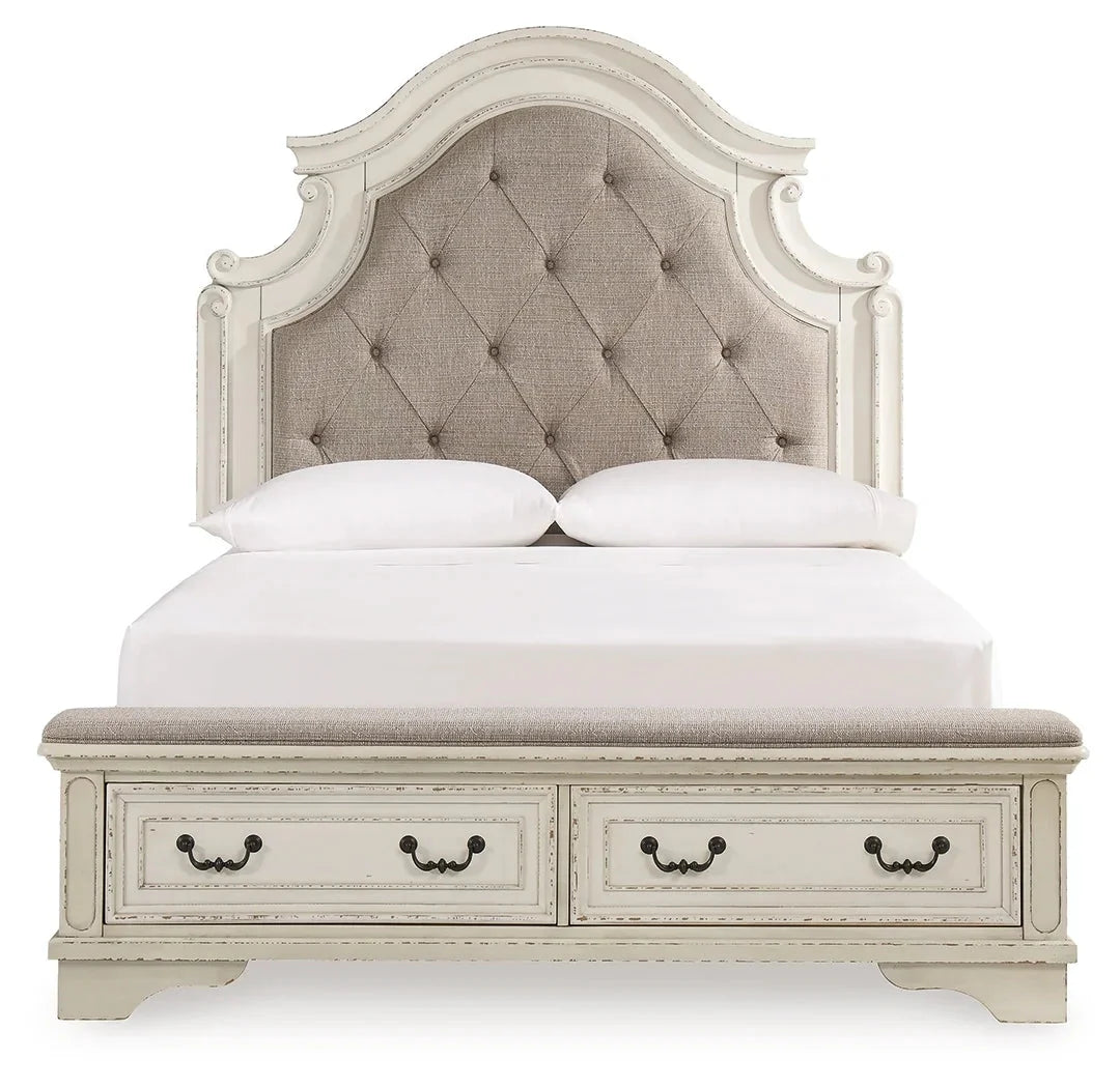 Realyn Queen Upholstered Bed With Storage