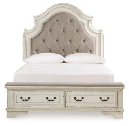 Realyn Queen Upholstered Bed With Storage