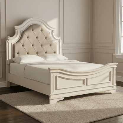 Realyn Queen Upholstered Panel Bed