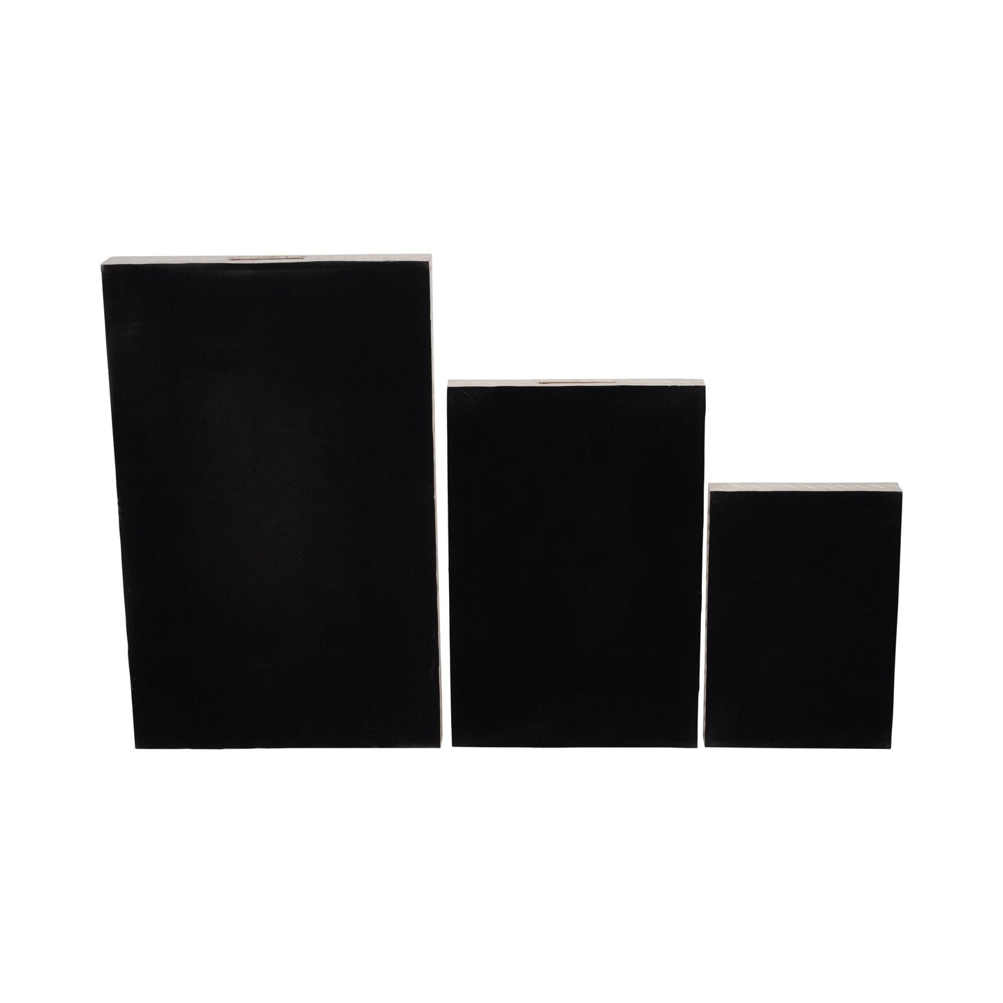 RESIN, S/3 13/18/24 WOVEN TRAYS, IVORY
