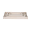 RESIN, S/3 13/18/24 WOVEN TRAYS, IVORY