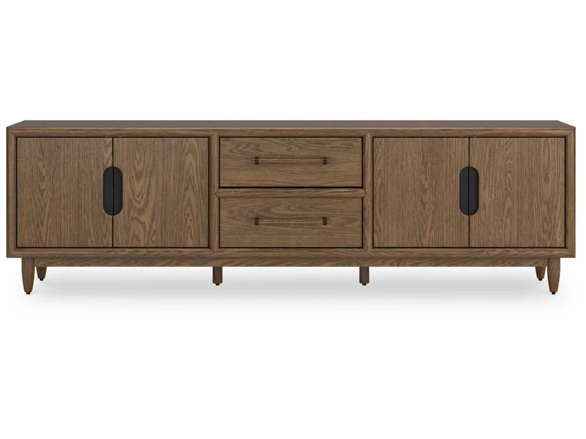 Roanhowe TV Stand And Home Office Desk Set