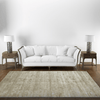 RUDA wavy beige and white Rug